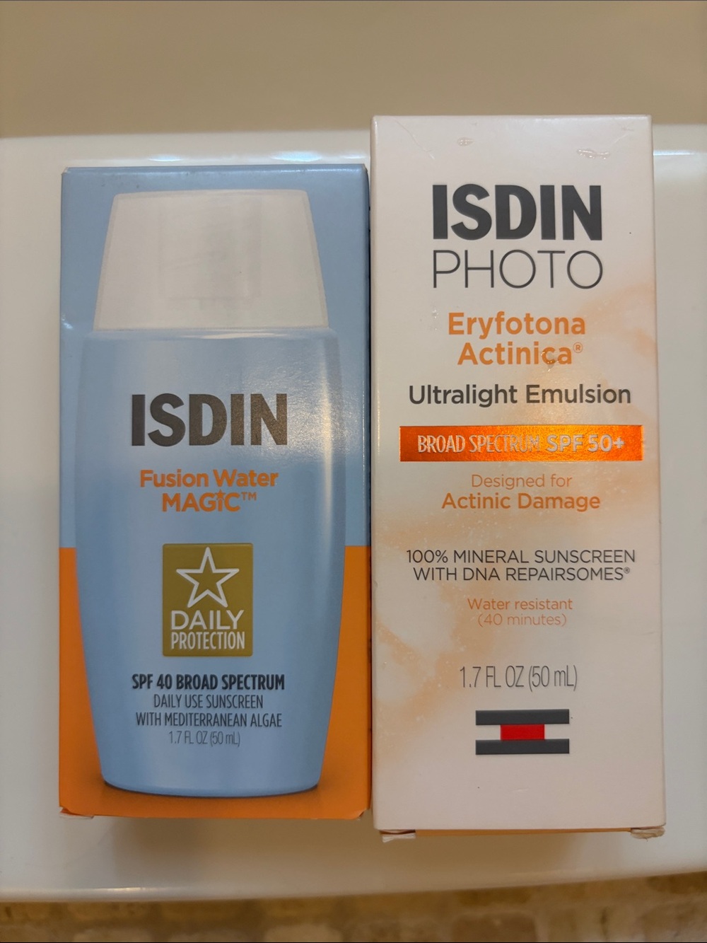ISDIN Sunscreens - Lot of 2, brand new and in box